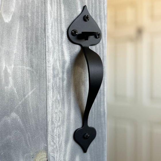 Smooth Heart Thumb Latch Set