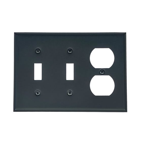 Double Toggle and Duplex Wall Plate