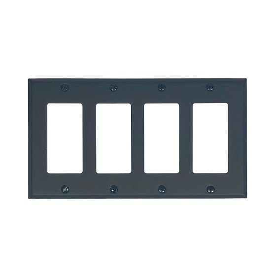 Quadruple Ground Fault Wall Plate