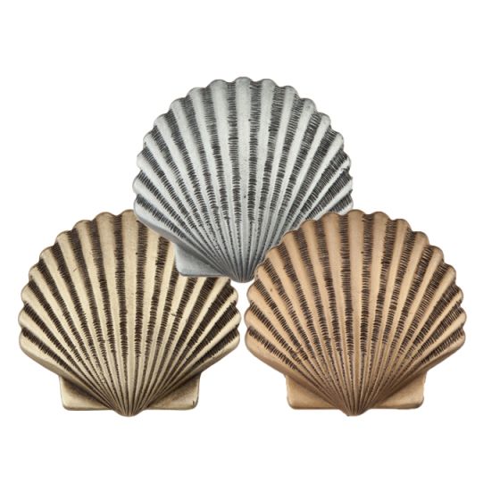 Small Scallop Cabinet Knob