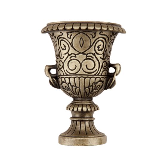 Antique Brass Urn Cabinet Knob