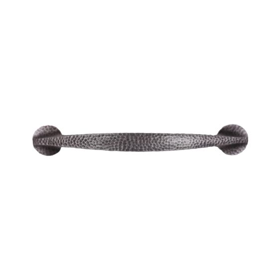 Hammered Petronius Drawer Pull, Antique Pewter