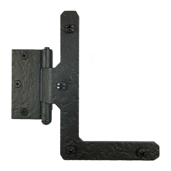 7" L Half Surface Hinge, Pair