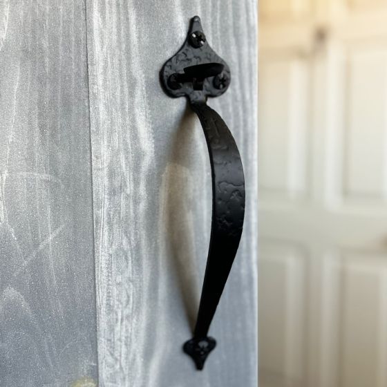 Rough Small Heart Thumb Latch Set