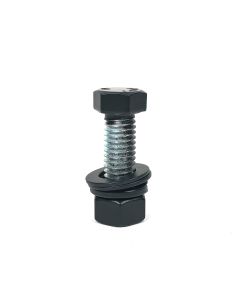 Black End Stop Alternate Location Bolt with Washers & Nut