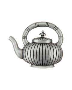 Antique Pewter Teapot Cabinet Knob