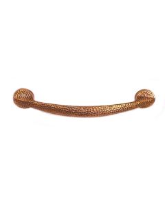 Hammered Cartesius Drawer Pull, Museum Gold