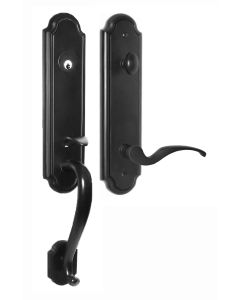 Right Hand Handle & Lever Entrance Lock Set