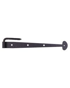 15-5/8" Rough Bean Gate Strap Hinge with Carriage Bolts & Pintle