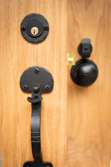 Forged Bean Handle & Knob Mortise Lock Set