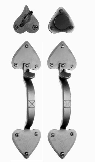 Forged Double Heart Dummy Double Handle Pull Set