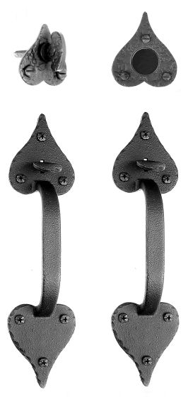 Large Cast Double Heart Double Handle Dummy Set