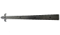 20" Decorative Fleur-de-lis Dummy Strap